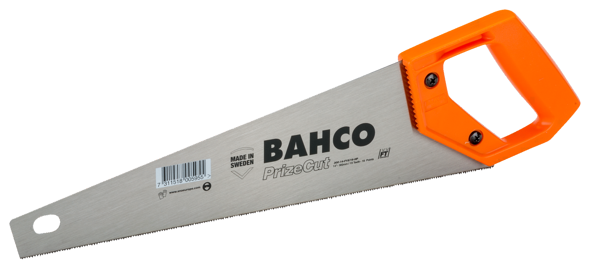 Bahco 300-14-F15/16-HP: Ножовка с мелким зубом длина 350 мм — изображение 2