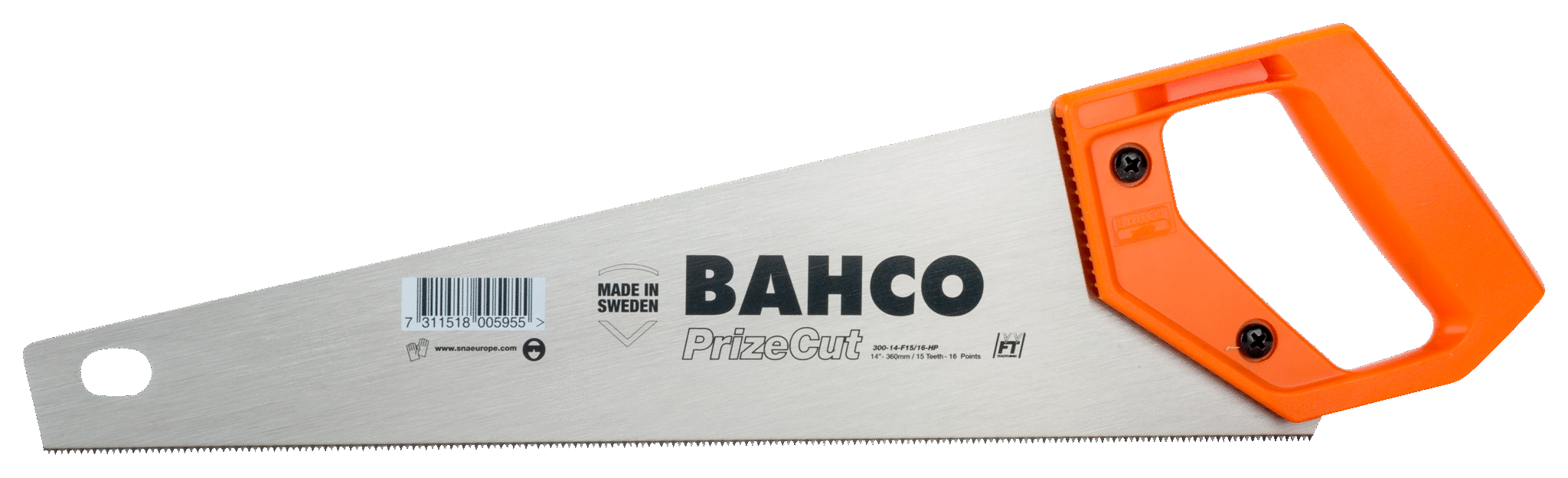 Bahco 300-14-F15/16-HP: Ножовка с мелким зубом длина 350 мм — изображение 3