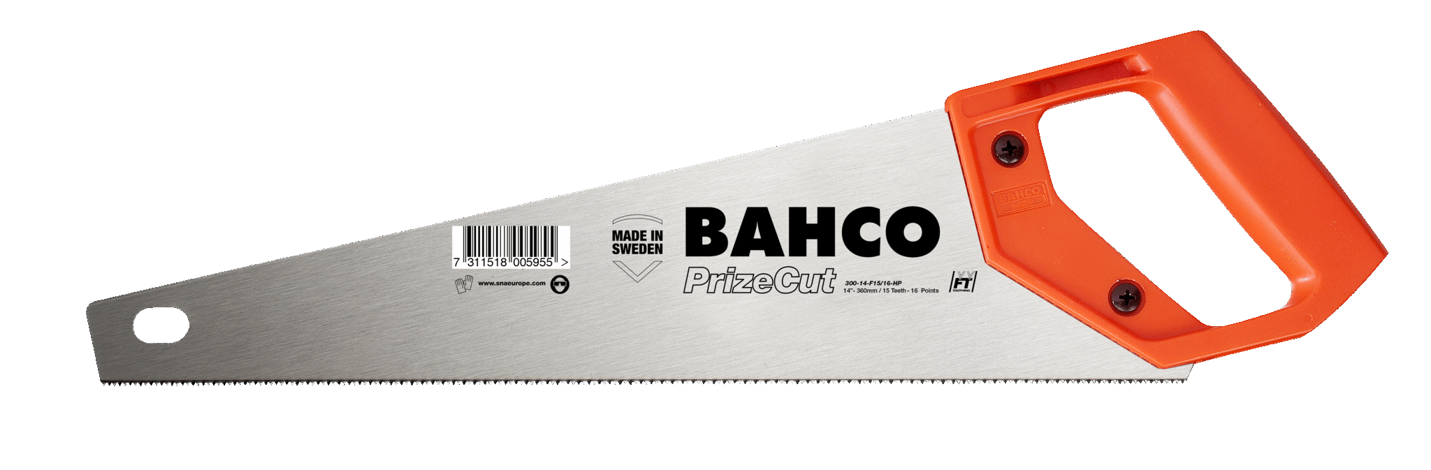 Bahco 300-14-F15/16-HP: Ножовка с мелким зубом длина 350 мм — изображение 7