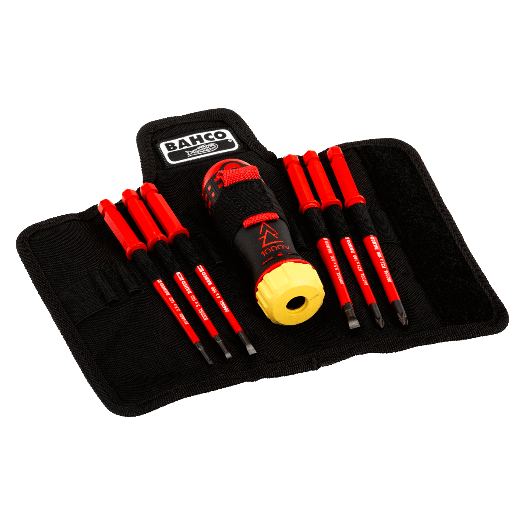 Bahco 808062: Отвертка реверсивная электроизолир со смен 7шт