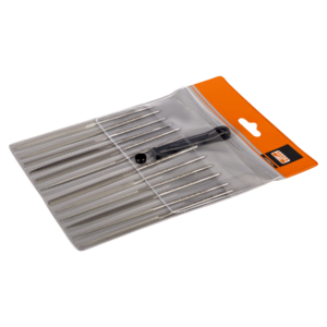 Bahco 2-472-14-0-0: Набор надфилей 140мм, 12шт, драчевые