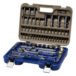 Irimo 129-101-4: Набор головок торцевых для гаечных ключей 1/2″-1/4″" из легированной стали в комплекте 101 предметов