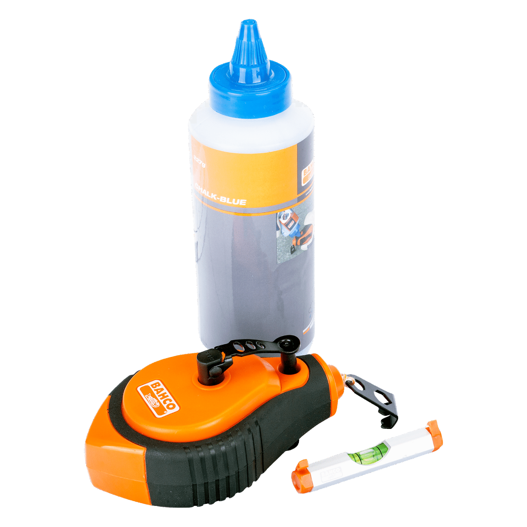 Bahco CL1221-SET: Набор для разметки: разметчик синий мел уровень