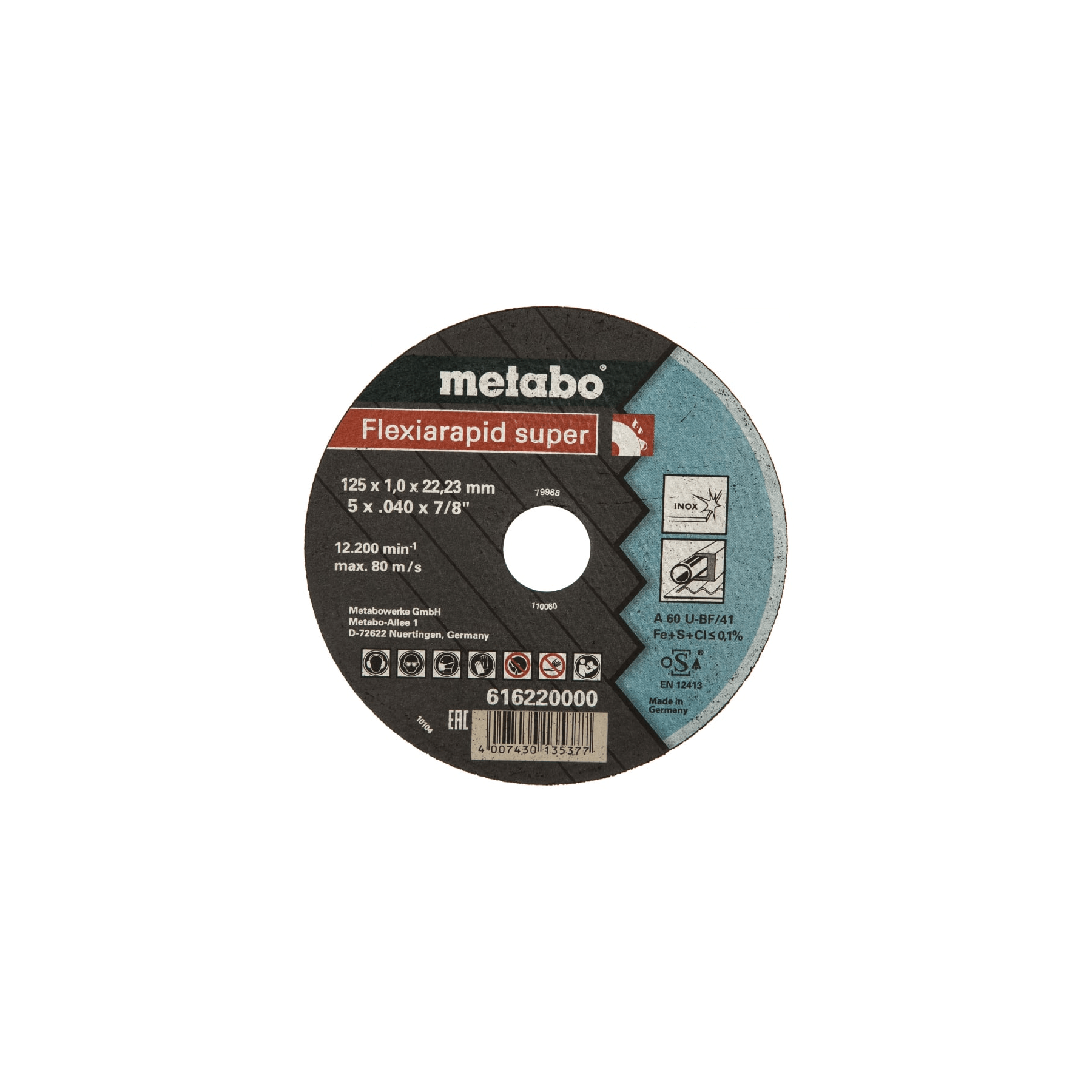 metabo-616220000-krug-otr-nerzh-flexiarapid-s-125x10-pryamoj-a60u